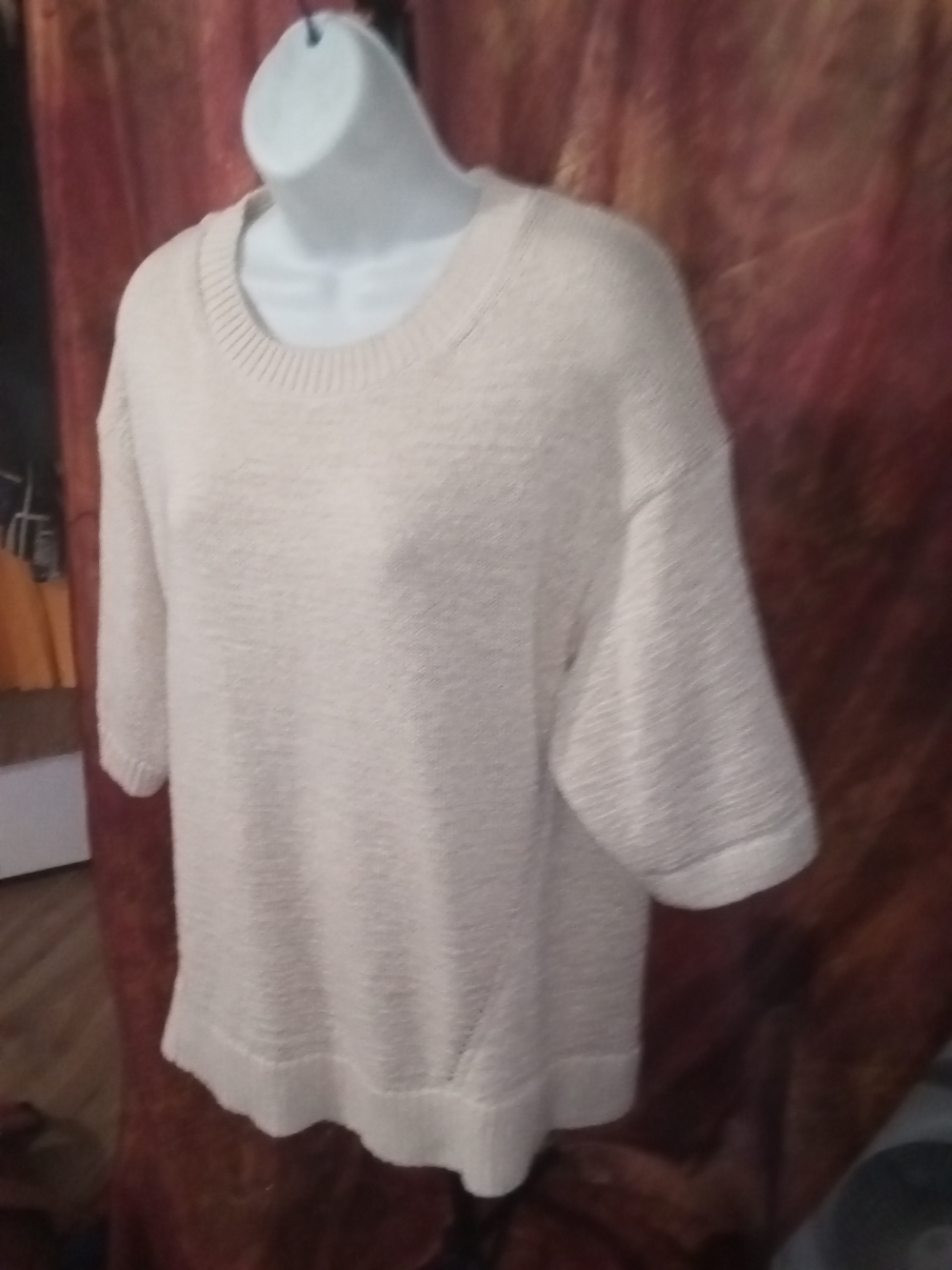 Banana Republic Short-Sleeve Crewneck Sweater
